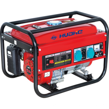 Generador de la gasolina del comienzo de la mano HH2500-A7 (2KW-2.8KW)